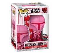 Star Wars The Mandalorian W/ Child POP Valentines #498 Vinyl Figure FUNKO