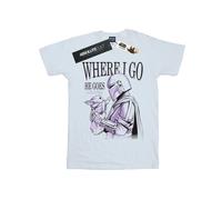 Star Wars The Mandalorian Where I Go Maglietta Uomo (BI47248)