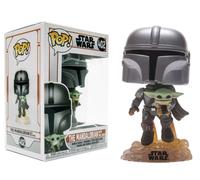 Funko Pop Star Wars The Mandalorian Mando Flying With Jet Pack One Size Multicolor