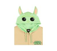 Star Wars The Mandalorian Zipper Felpa Con Cappuccio Grogu Difuzed