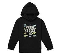 Star Wars The MandalorianWhere He Goes Badges Felpa con Cappuccio (TV22013)