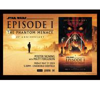 Star Wars The Phantom Menace Locandina 25° Anniversario 2024 A3 A4
