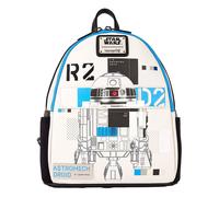 Loungefly Star Wars The Power Of The Force By Astromech Droid Mini Backpack Bianco