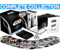 Star Wars: The Skywalker Saga / Complete 1-9 Movie Collection (18-Disc Box Set / Extra Bonus Features / 1977-2019) [9 Movies] [Blu-ray] [Region Free]