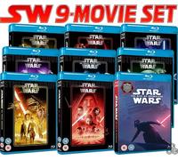 Star Wars: The Skywalker Saga Complete Collection (Episodes I-IX) [Bonus Features] [18-Disc Blu-ray Box Set] [Region Free]
