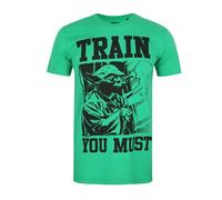Star Wars Train You Must Maglietta Yoda Uomo (TV827)