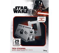 Star Wars TS7409 - Set di 29 adesivi multicolore