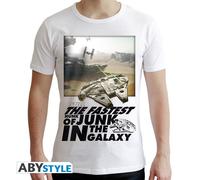 Star Wars - Tshirt "falcon Graphic" Uomo Ss Bianca - New Fit Extra Large