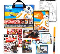 Star Wars Ultimate Activity Set - Pacchetto portfolio con libri da colorare, adesivi, giochi, puzzle, disegni e altro ancora | Attività di Star Wars per ragazzi, bambini