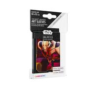 Star Wars Unlimited General Grievous ART SLEEVES - Officially Licensed Pack of 60 Art Sleeves and 1 Clear Sleeve, Optimized Size for Star Wars Unlimited and Other TCG and LCG Games, Made by Gamegenic