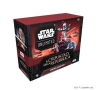 STAR WARS UNLIMITED gioco da tavolo PRERELEASE BOX il crepuscolo della repubblic