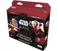 Star Wars: Unlimited TCG Crepuscolo della Repubblica STARTER SET - Tuffati nelle Guerre dei Cloni! Gioco di Carte Collezionabili, 12+ Anni, 2 giocatori, 20 Minuti di Gioco, Edizione in Italiano