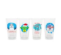 Star Wars Vacanza Divertimento 16-Ounce Pinta Occhiali Set Di 4