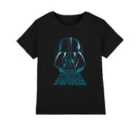 T-Shirt Unisex per Bambini di Star Wars Vader Distressed Nero, 12-13 Anni, Nero, 12-13 Anni