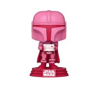 Star Wars Valentines Pop Star Wars Vinile Figura Grogu 9 Cm Funko