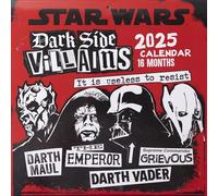 Star wars (villains) 2025 calendario 30 x 30 cm pyramid