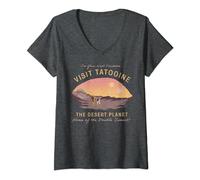 Star Wars Visit Tatooine The Desert Planet Maglietta con Collo a V
