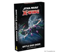 Star Wars X -Wing 2nd Edition Miniatures Game Battle Over Endor Scenario Pack - Iconic Pilots & Ships! Game di strategia per bambini e adulti di et
