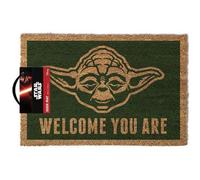 Star Wars Yoda Benvenuto Sei Ufficiale Doormat 60 X 40 Cm Coir Pvc Back