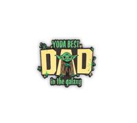 Star Wars " Yoda Best Dad IN The Galaxy " di Padre Giorno Smalto Pin