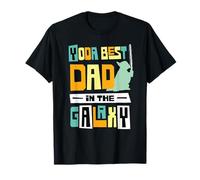 Star Wars Yoda Best Dad in The Galaxy Father's Day Gift Maglietta