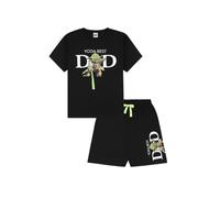 Star Wars Yoda Best Dad - Pigiama corto da uomo, Nero , L