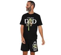 Star Wars Yoda Best Dad - Pigiama corto da uomo, Nero , XL