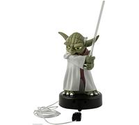 STAR WARS YODA Figura PVC Da Scrivania Con Luce E Suono 14Cm