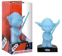 Star Wars Yoda ` Glow ´ Bobble-Head 13cm Funko Wacky Wobbler