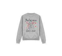 Star Wars Yoda One For Me Felpa San Valentino Adulto Unisex (TV4041)