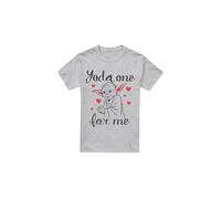 Star Wars Yoda One For Me Maglietta San Valentino Uomo (TV4250)