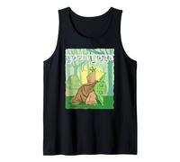 Star Wars Yoda Yoga Peaceful Stretching Session Poster Canotta
