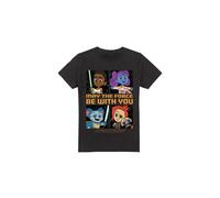 Star Wars Young Jedi Adventure Among The Stars Maglietta Uomo (TV3409)