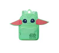 Star Wars Zaino, zaino bambini Grogu con orecchie 3D, verde, taglia unica