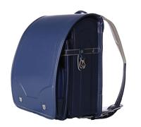 Star-Wind Randoseru Blocco Automatico Giapponese borse di scuola per ragazze ragazzi Senior PU pelle leggera Pioggia Copertura, Blu, 10.63*7.87*12.99 inches (27*20*33cm), giapponese