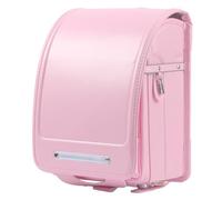 Star-Wind Ransel Randoseru automatico Giapponese Borse di Scuola per ragazzi ragazze Senior PU pelle leggera Pioggia Copertura, Rosa, giapponese