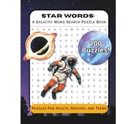 Star Words: A Galactic Word Search Puzzle Book: Word Search Puzzles with Easy to Read Print about Space, Constellations, Astronomy, and more | 8.5x11 ... Gifts for Vacations, Holidays and Relaxation
