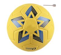 Star Youth Handball Size 0 & 1, Durable Fiber Leather With Rubber Liner, Machine-Stitched Indoor And Outdoor Training Ball, Comfortable Grip For Teen Handball Players, Includes Air Needle
