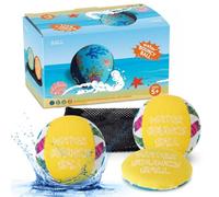 Staranry 3 Pezzi Palla Rimbalzante Acqua, Riutilizzabili, Giallo