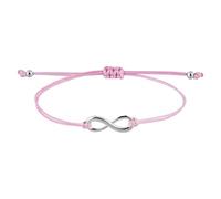 StarAppeal Infinity Amore braccialetto dell'amicizia, infinito, con perle in argento e oro, misura regolabile, fatto a mano
