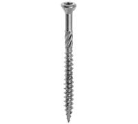 Starblock - Vite per terrazzo, 5 x 50, acciaio inossidabile A2, testa ridotta, impronta torx, punta dentata, FixBox da 500