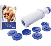 StarBlue - Churrera, Macchina Per Churros Con Ebook Di Ricette In Omaggio; Strumento Facile Per Preparare Churros In 8 Forme Diverse