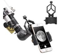 Starboosa Adattatore telescopico per fotocamera, supporto per smartphone, compatibile con telescopio, microscopio, binocolo monoculare, compatibile con iPhone, Samsung, HTC, LG e smartphone