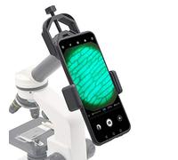 Starboosa Supporto adattatore per microscopio per smartphone, supporto universale per telefono, funziona con telescopio telescopico, binocolo monoculare, adatto per iPhone, Samsung, HTC, LG e