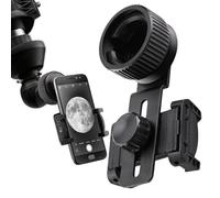 Starboosa Supporto per telefono per telescopio e ottica, adattatore regolabile per visione esterna, si adatta alla maggior parte dei telefoni e oculari