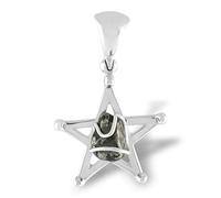 Starborn Meteorite Campo del Cielo - Ciondolo a forma di stella a 5 punti