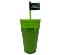 STARBUCKS Autunno Halloween Green Glow in The Dark Slime Drip Cup, 473 ml, Grande