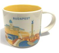 STARBUCKS Budapest You Are Here - Tazza da caffè, 16 oz