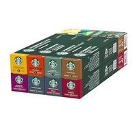 STARBUCKS by Nespresso Confezione Assortita Caffè, 8 confezioni da 10 capsule (80 capsule compatibili Nespresso)