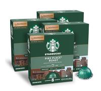 Starbucks di Nespresso Vertuo, Pike Place, Caffè tostato medio 32 cialde di caffè, prepara 221 g.